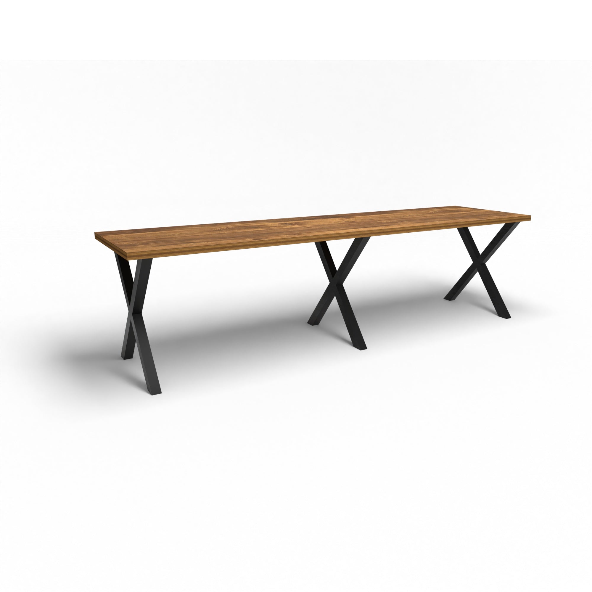 Konferenztisch - Lundgrün Eiche - 3 Meter