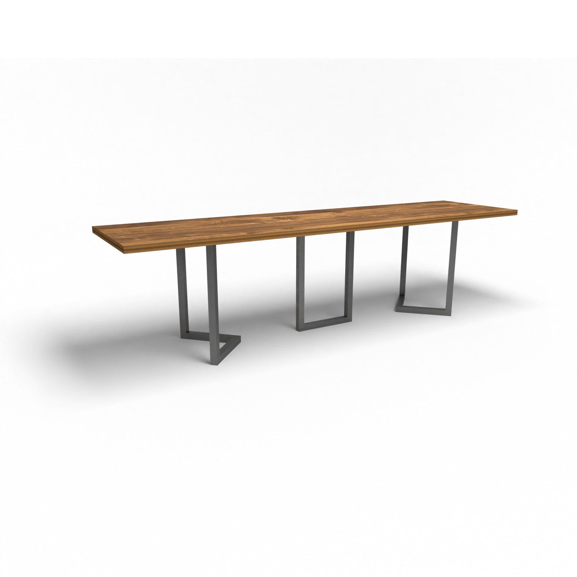 Konferenztisch - Lundgrün Eiche - 3 Meter