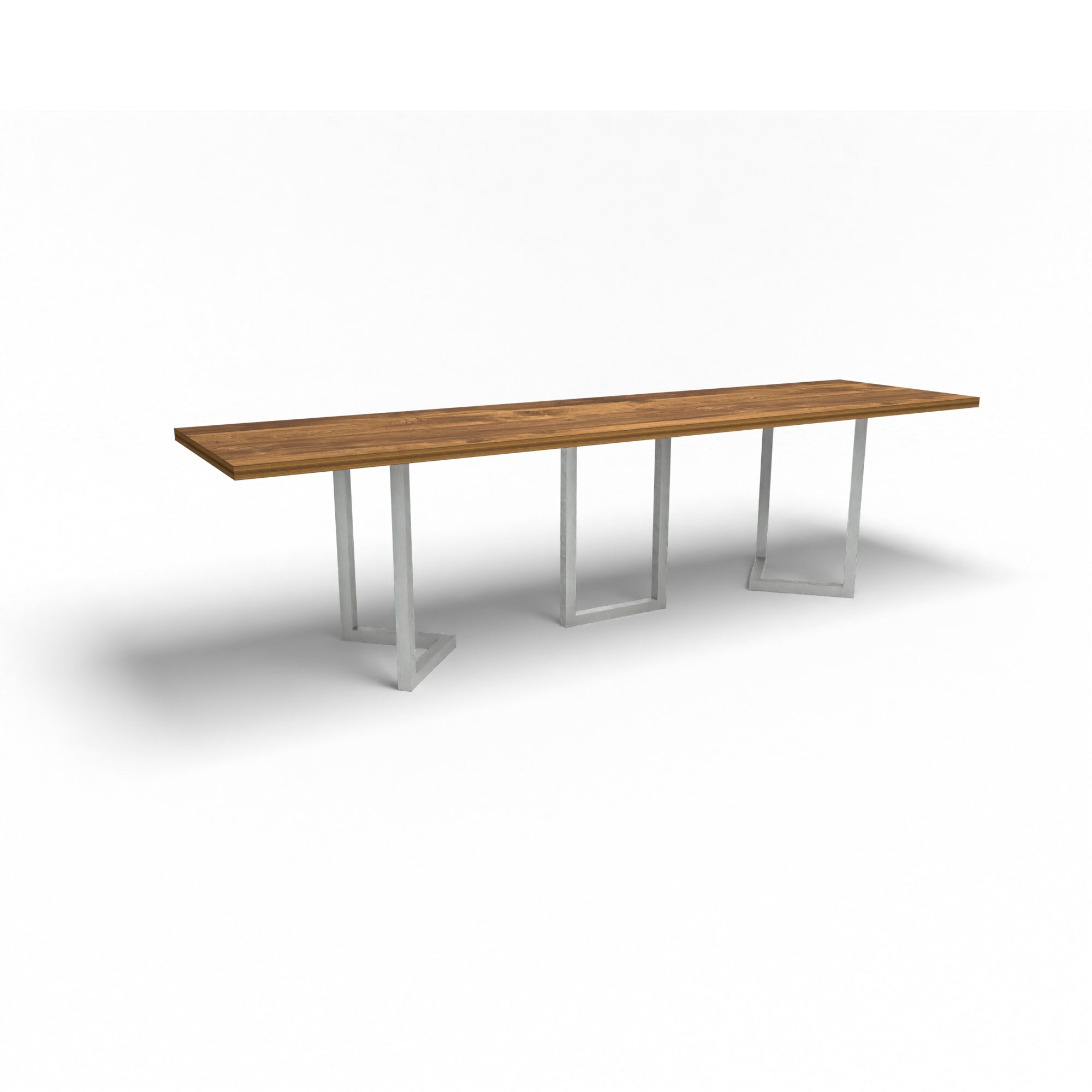 Konferenztisch - Lundgrün Eiche - 3 Meter