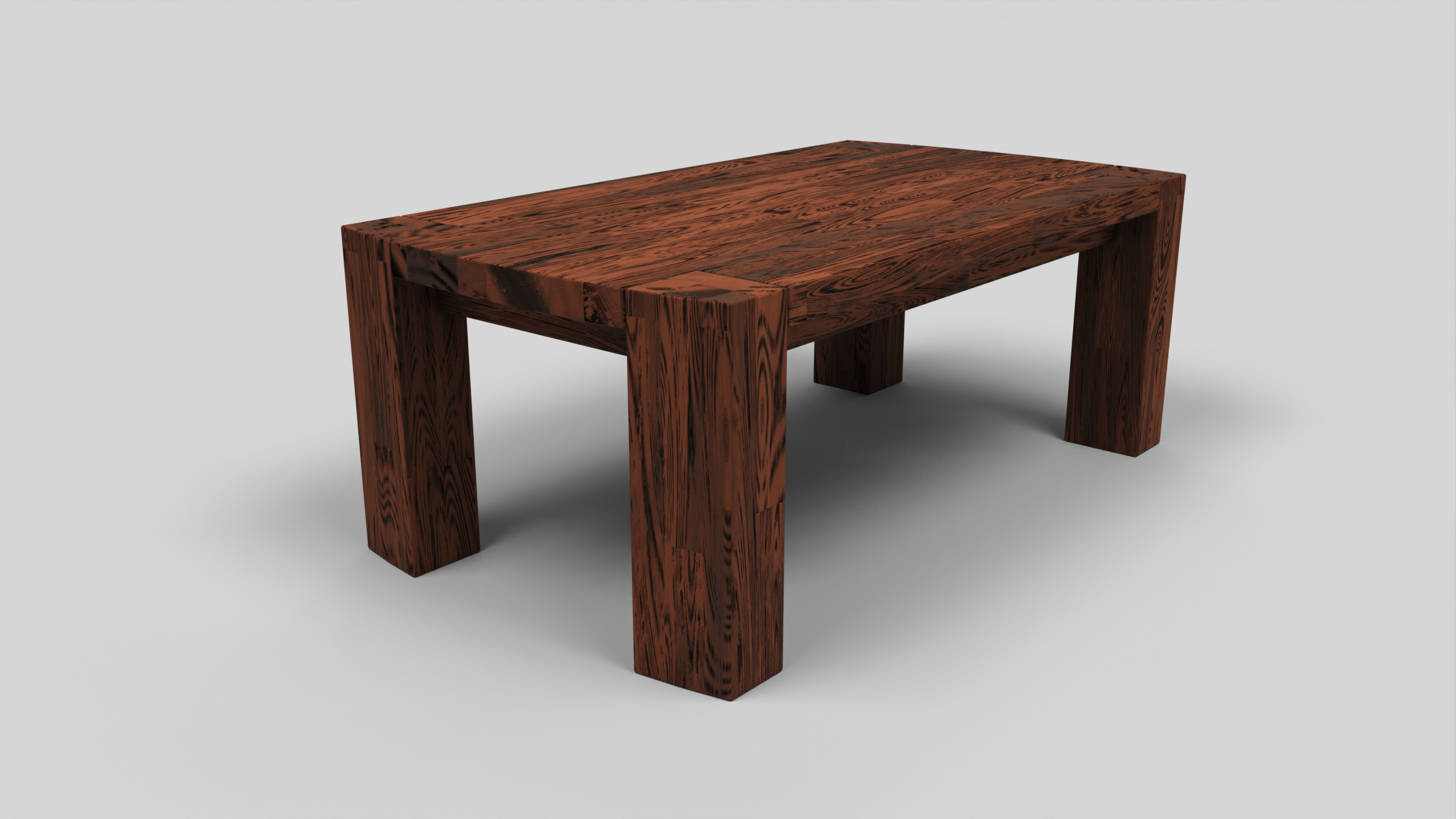 Rustikaler Alkoven-Tisch