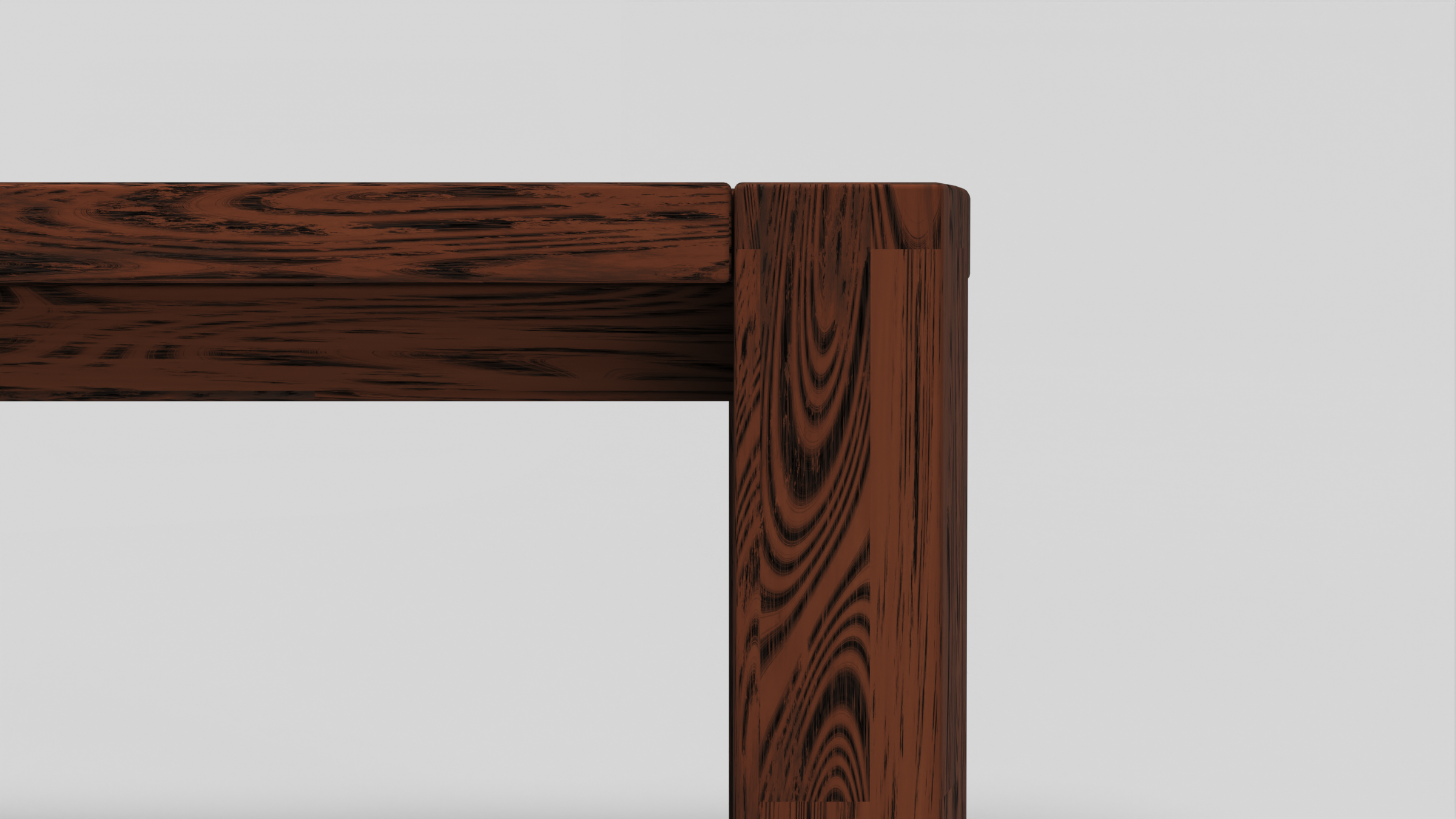 Rustikaler Alkoven-Tisch