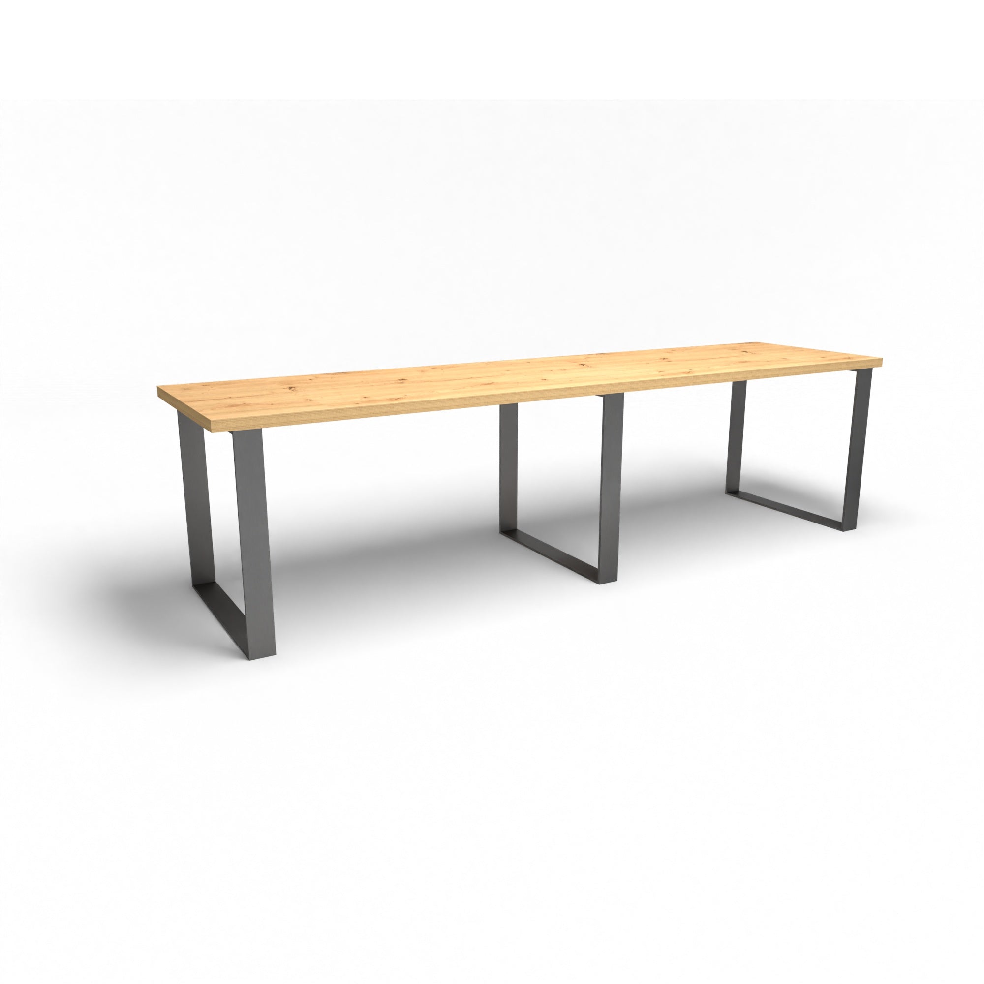 Konferenztisch - Wildeiche Natur - 4 Meter