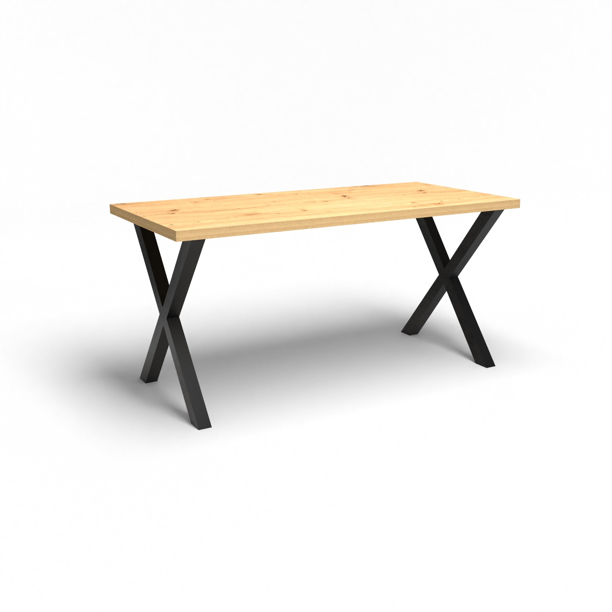 Holztisch - Wildeiche Natur - 2 Meter