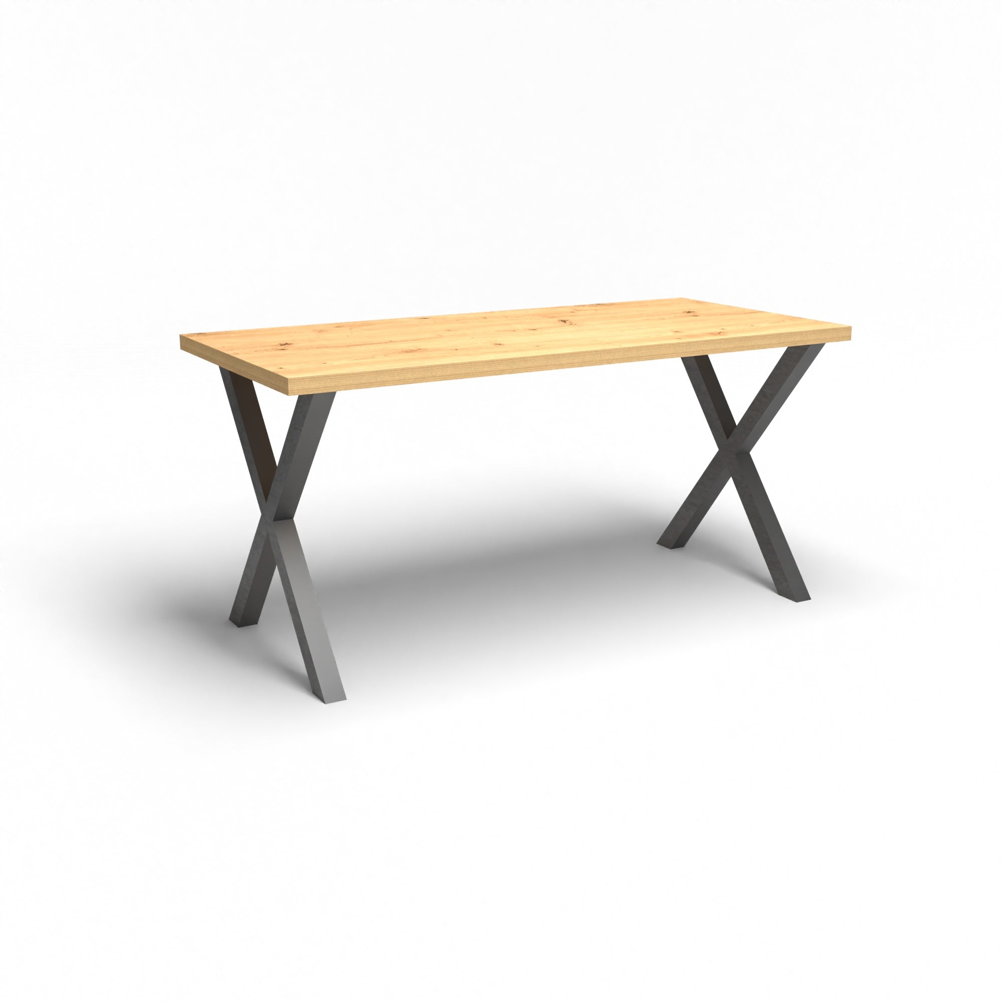 Holztisch - Wildeiche Natur - 2 Meter