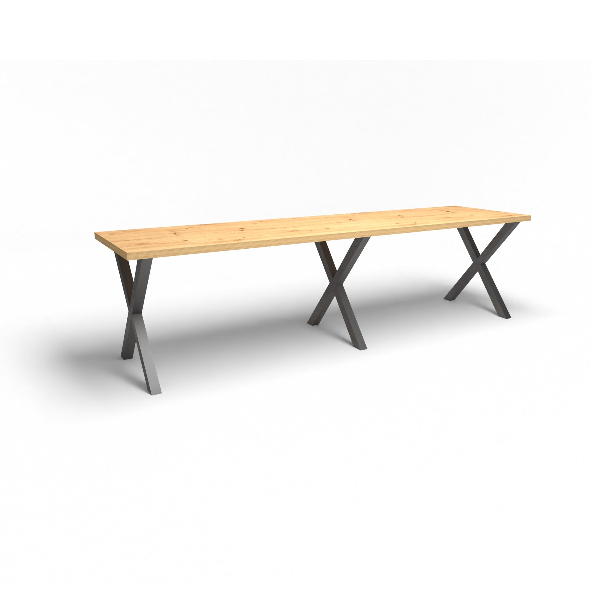 Konferenztisch - Wildeiche Natur - 4 Meter