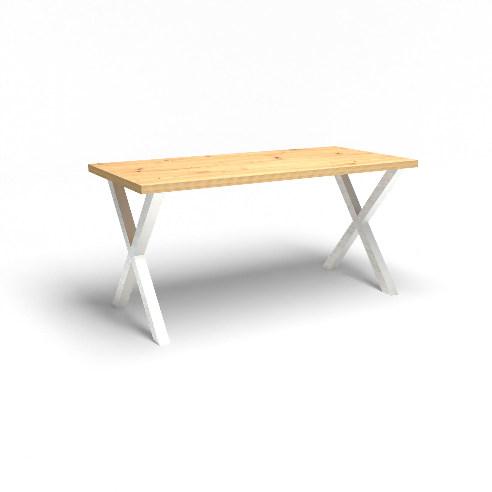 Holztisch - Wildeiche Natur - 2 Meter