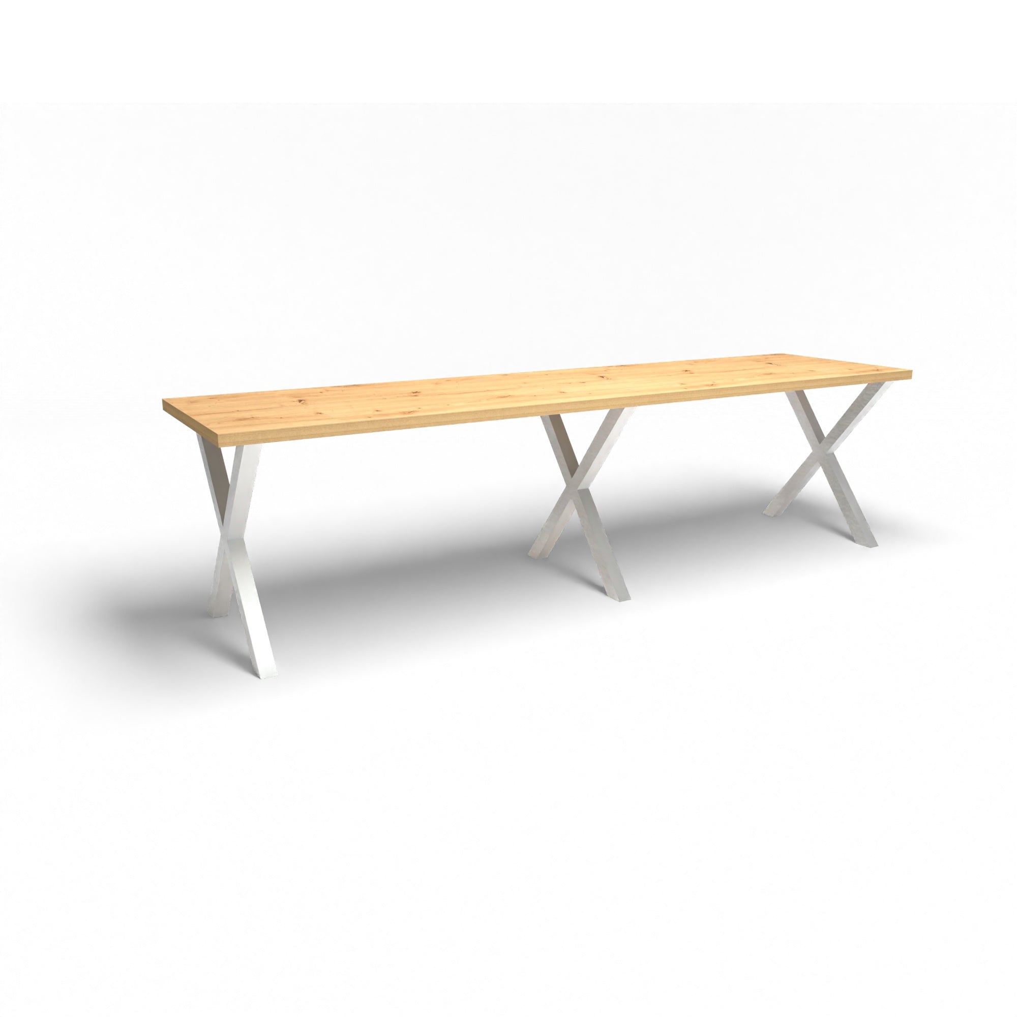 Konferenztisch - Wildeiche Natur - 4 Meter