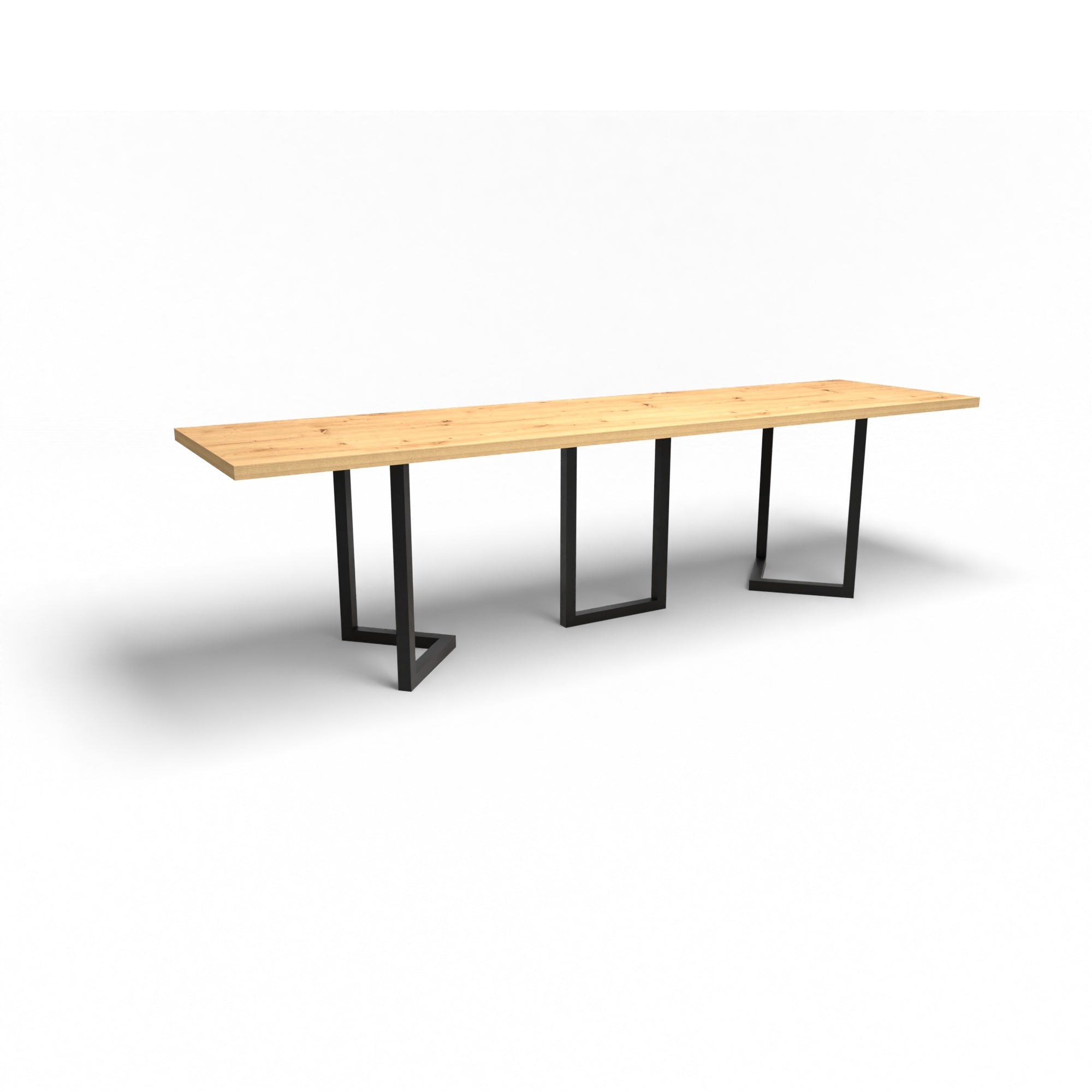 Konferenztisch - Wildeiche Natur - 4 Meter