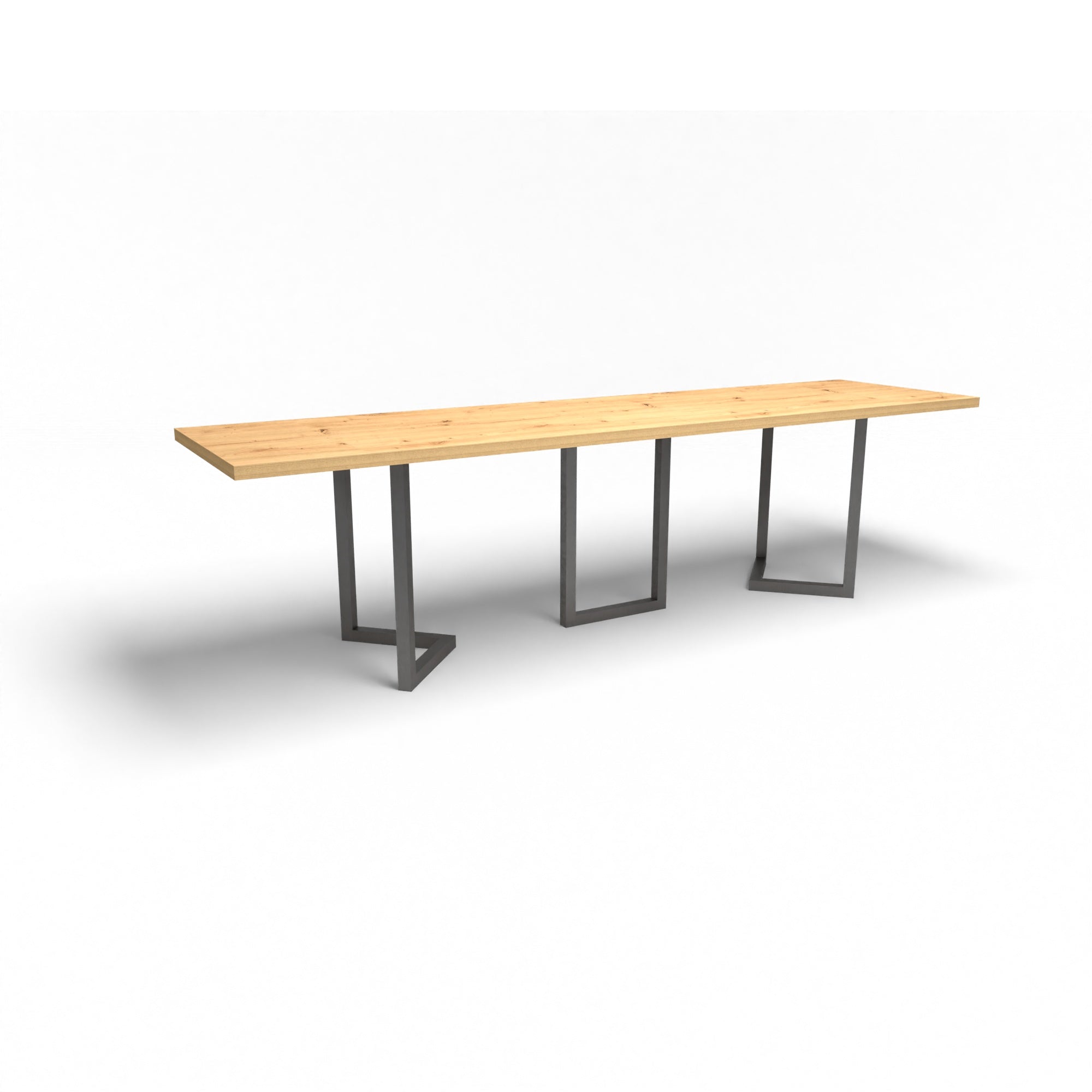 Konferenztisch - Wildeiche Natur - 4 Meter