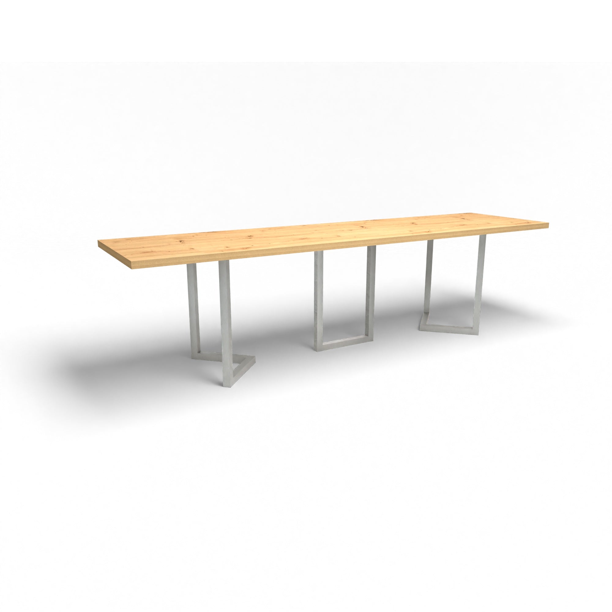 Konferenztisch - Wildeiche Natur - 4 Meter