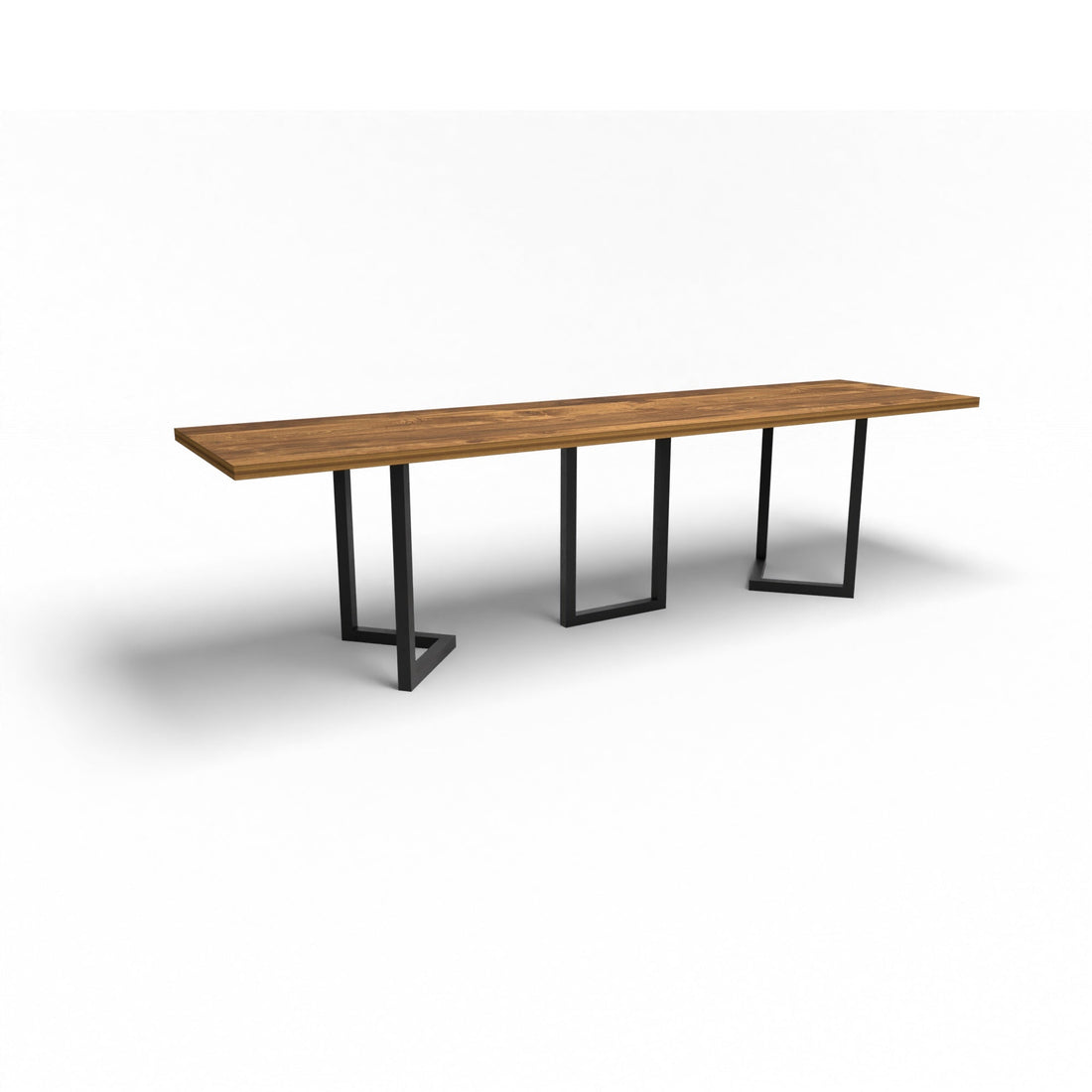 Holztisch - Lundgrün Eiche - 3 Meter