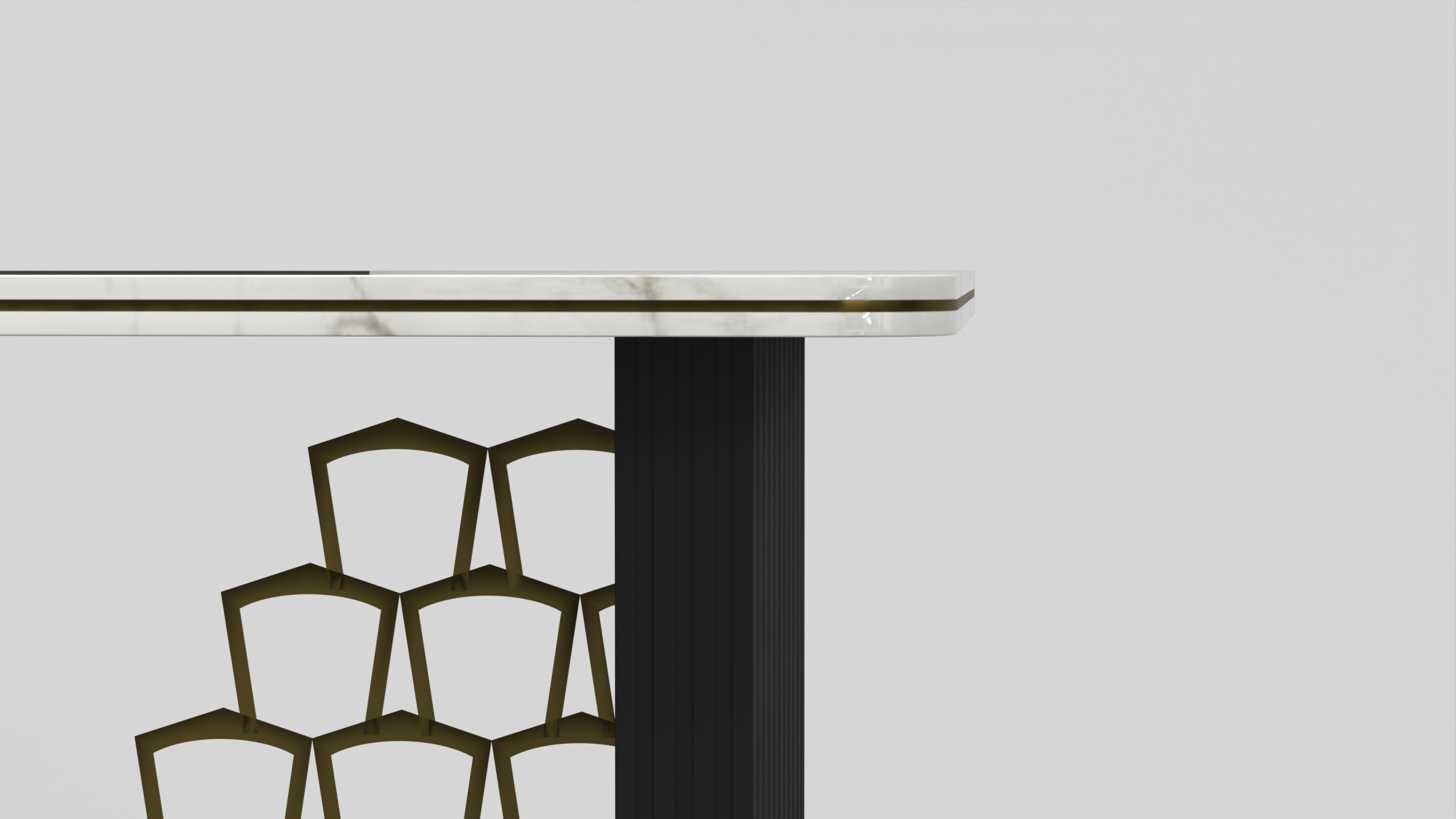 Marquise Marmoreal - Designer Tisch aus Marmor